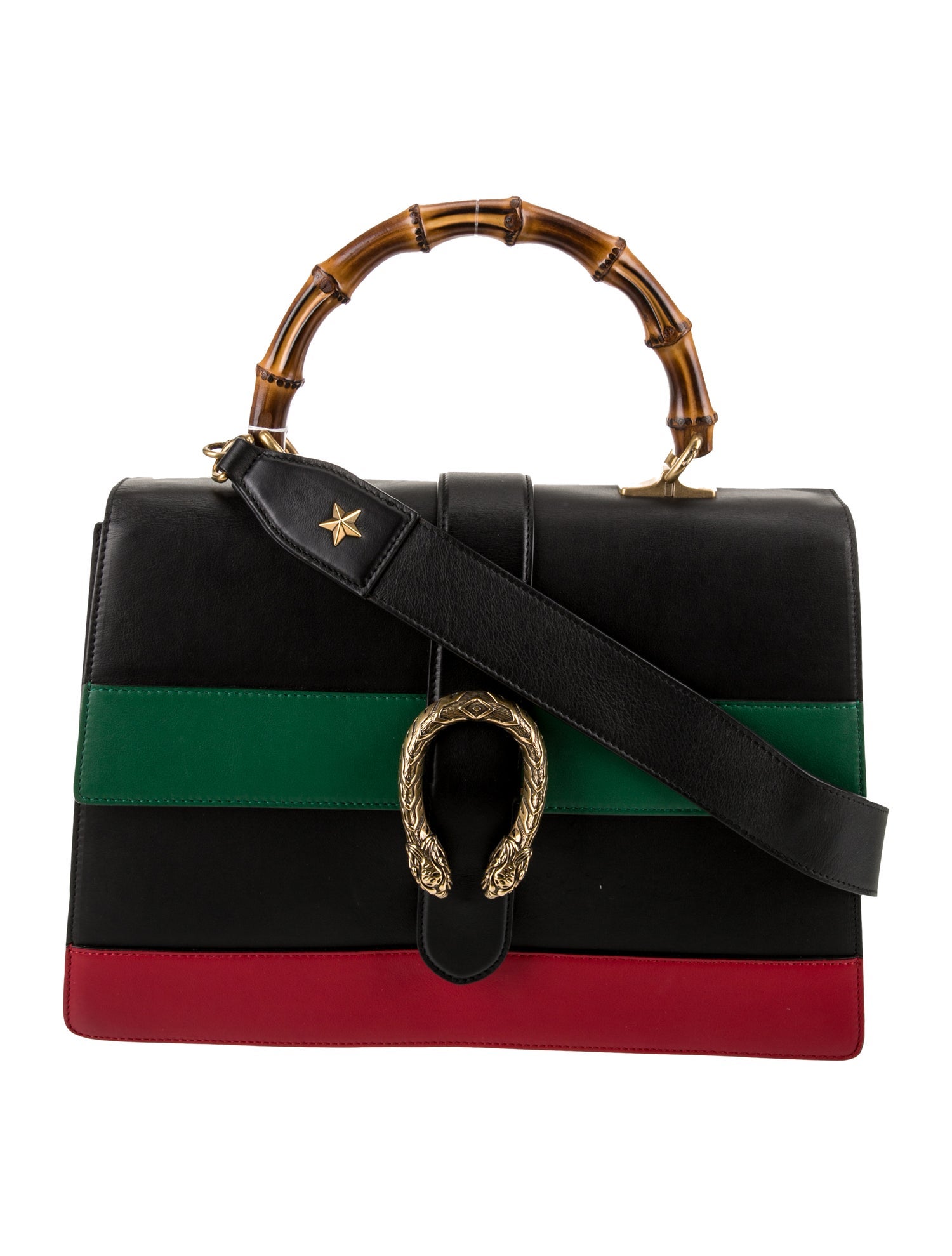 Gucci Leather Top Handle Bag