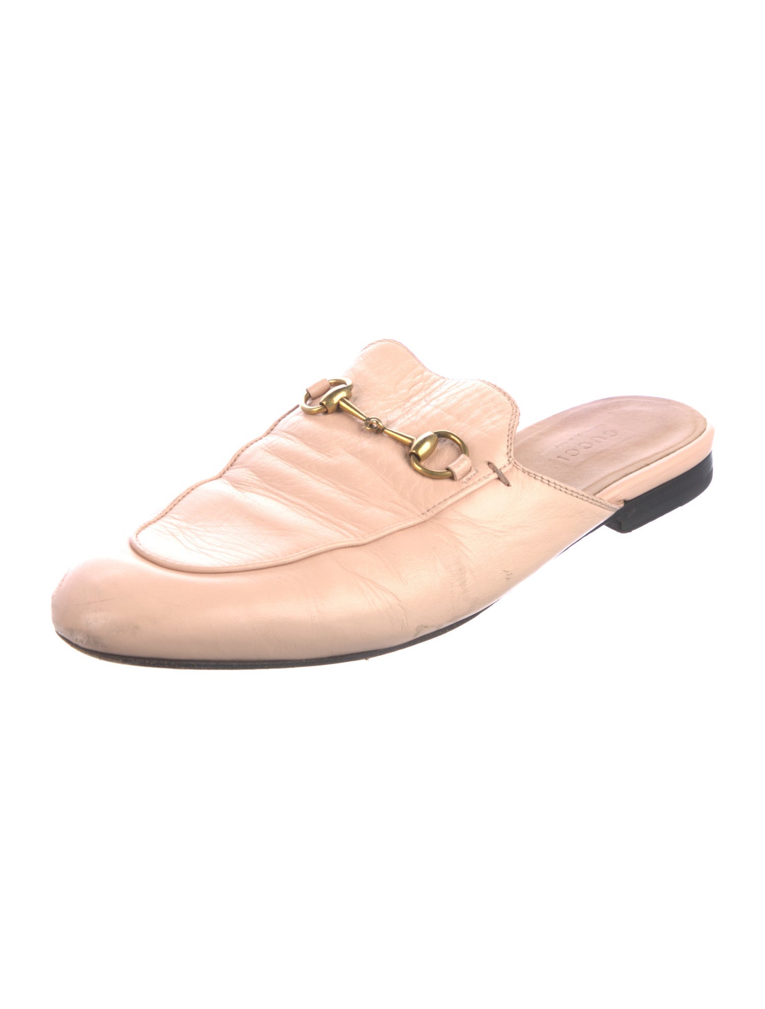 Gucci 1955 Horsebit Accent Leather Mules