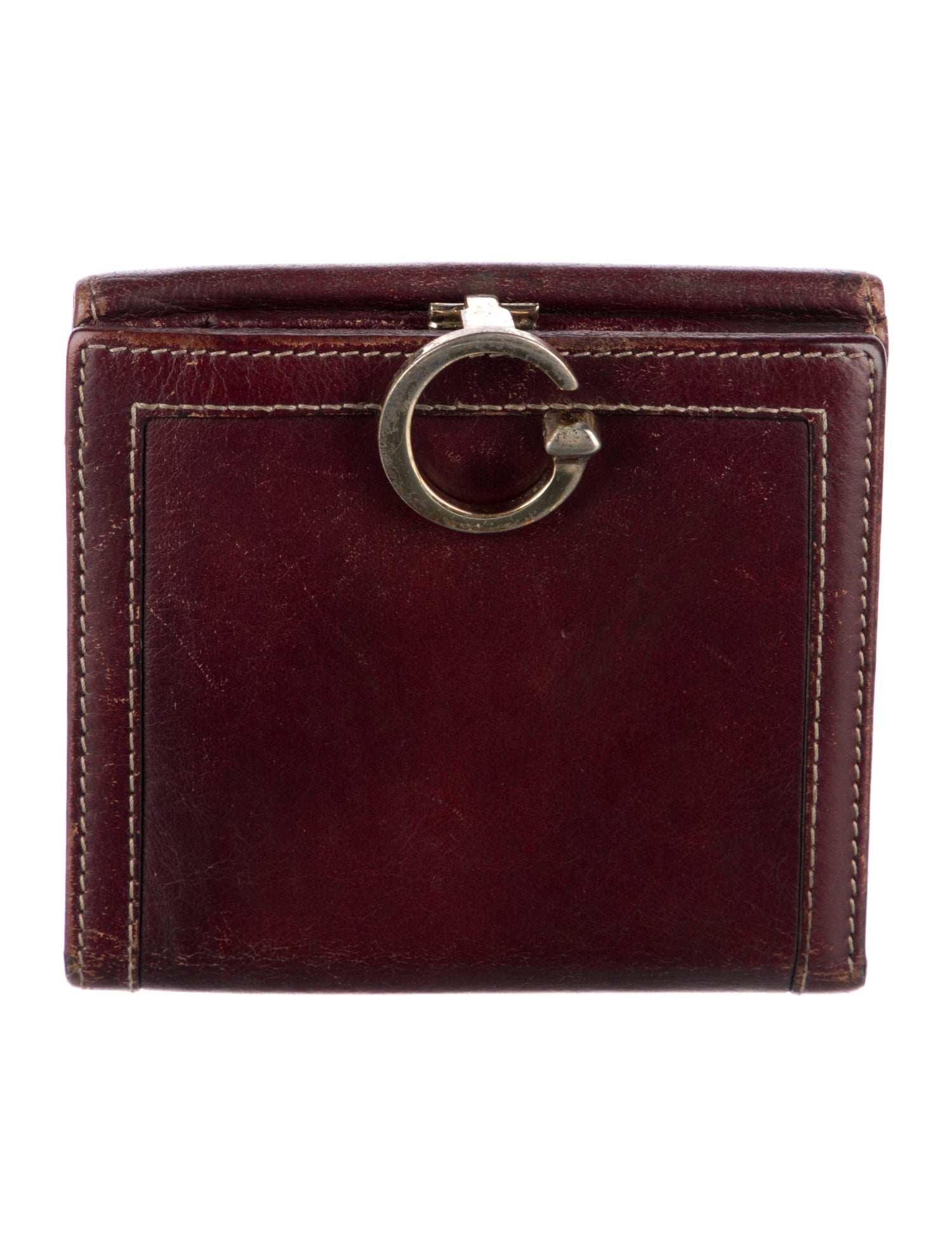 Gucci Vintage Leather Compact Wallet