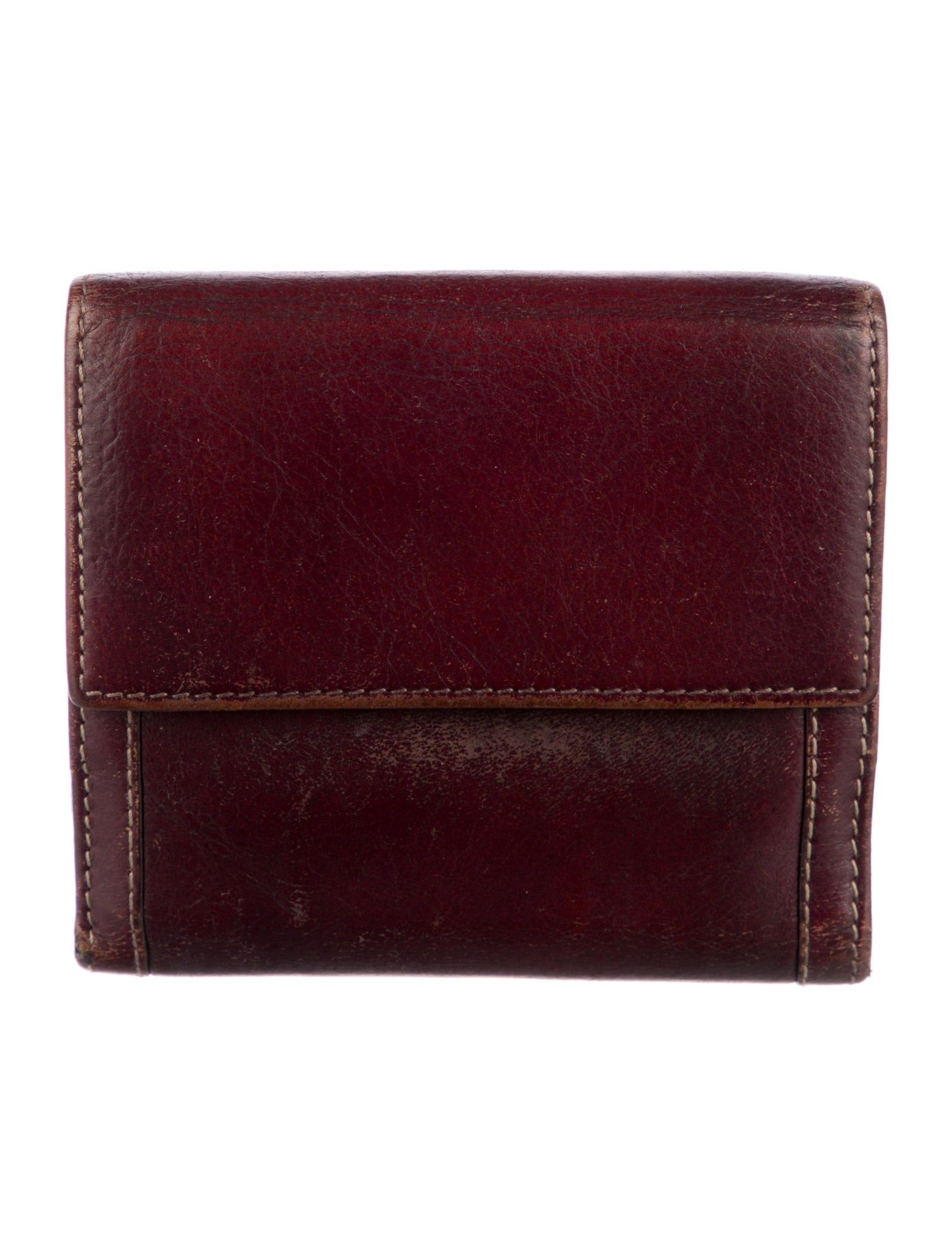 Gucci Vintage Leather Compact Wallet