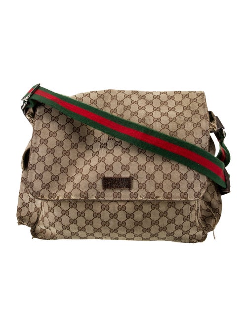 Gucci GG Canvas Diaper Bag