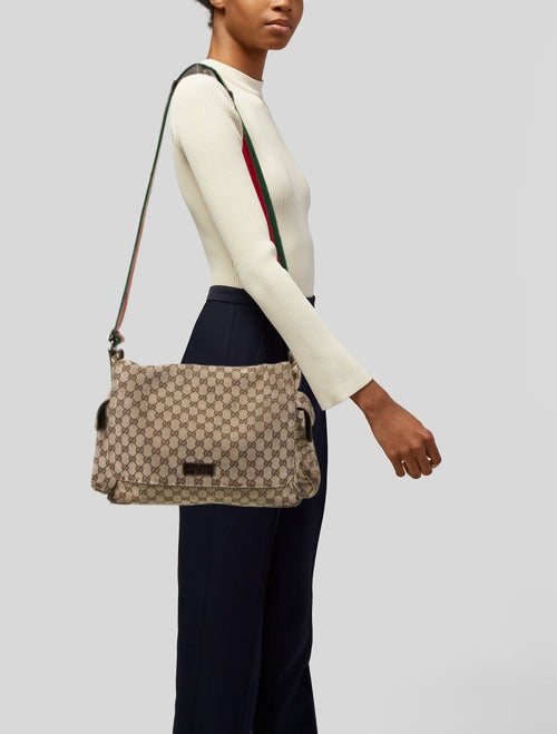 Gucci GG Canvas Diaper Bag