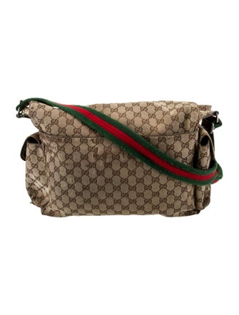 Gucci GG Canvas Diaper Bag