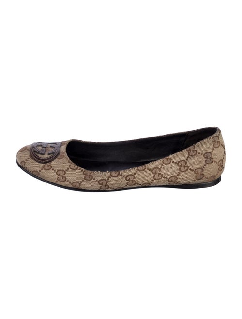 Gucci GG Canvas Canvas Ballet Flats