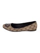 Gucci GG Canvas Canvas Ballet Flats