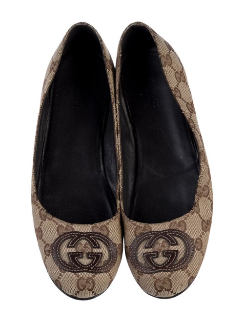 Gucci GG Canvas Canvas Ballet Flats