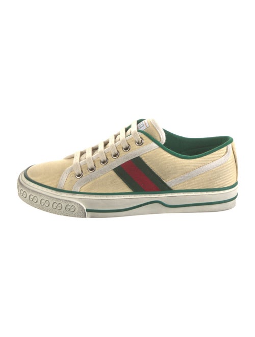 Gucci Web Accent Canvas Sneakers