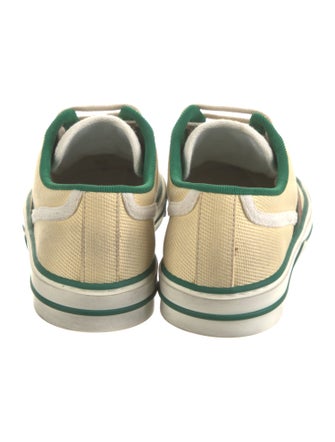 Gucci Web Accent Canvas Sneakers