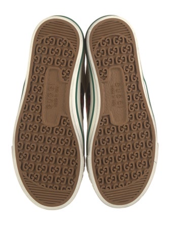Gucci Web Accent Canvas Sneakers