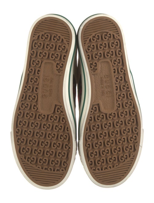Gucci Web Accent Canvas Sneakers