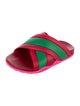 Gucci Web Accent Rubber Slides