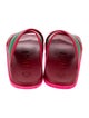 Gucci Web Accent Rubber Slides