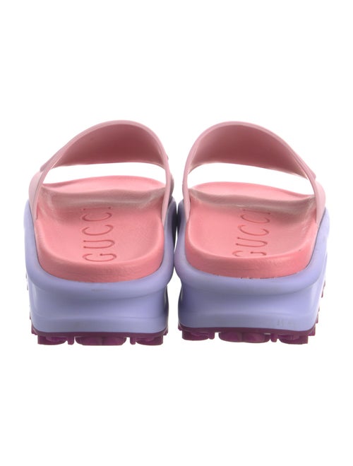 Gucci Interlocking G Logo Rubber Slides