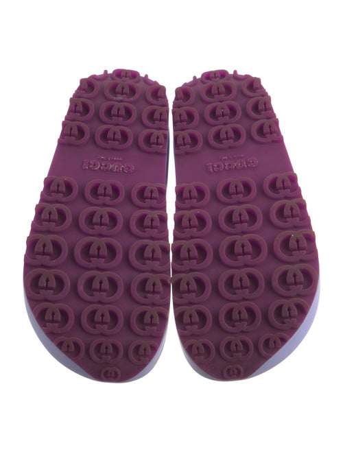 Gucci Interlocking G Logo Rubber Slides