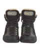 Gucci Leather Combat Boots