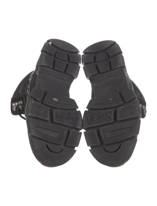 Gucci Leather Combat Boots