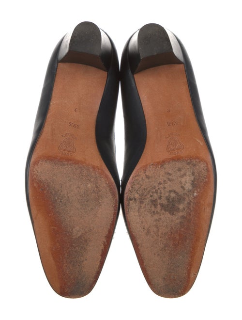 Gucci Sylvie Web Accent Leather Pumps