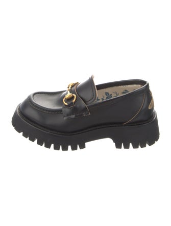 Gucci Horsebit Accent Leather Loafers