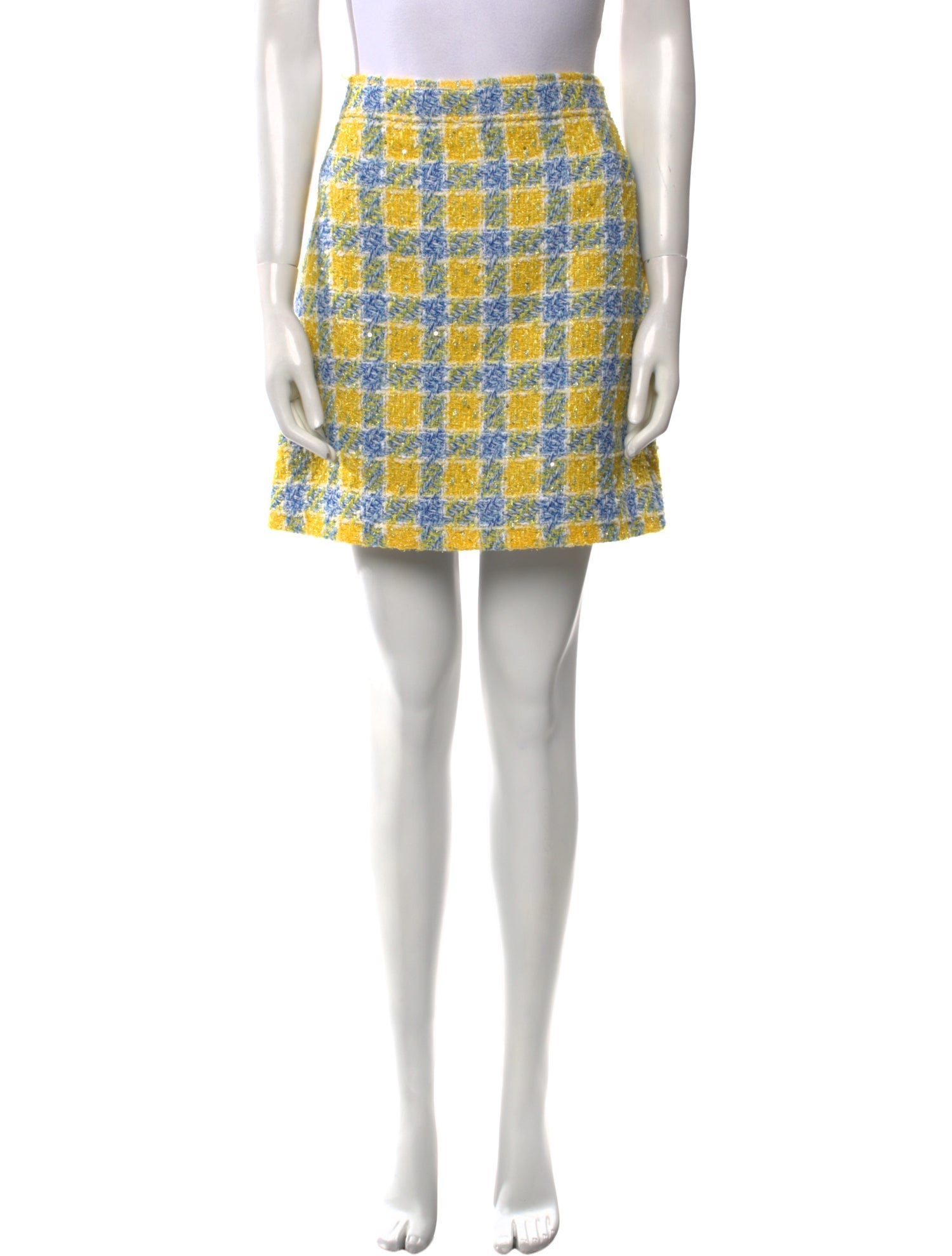 Gucci Plaid Print Mini Skirt w/ Tags