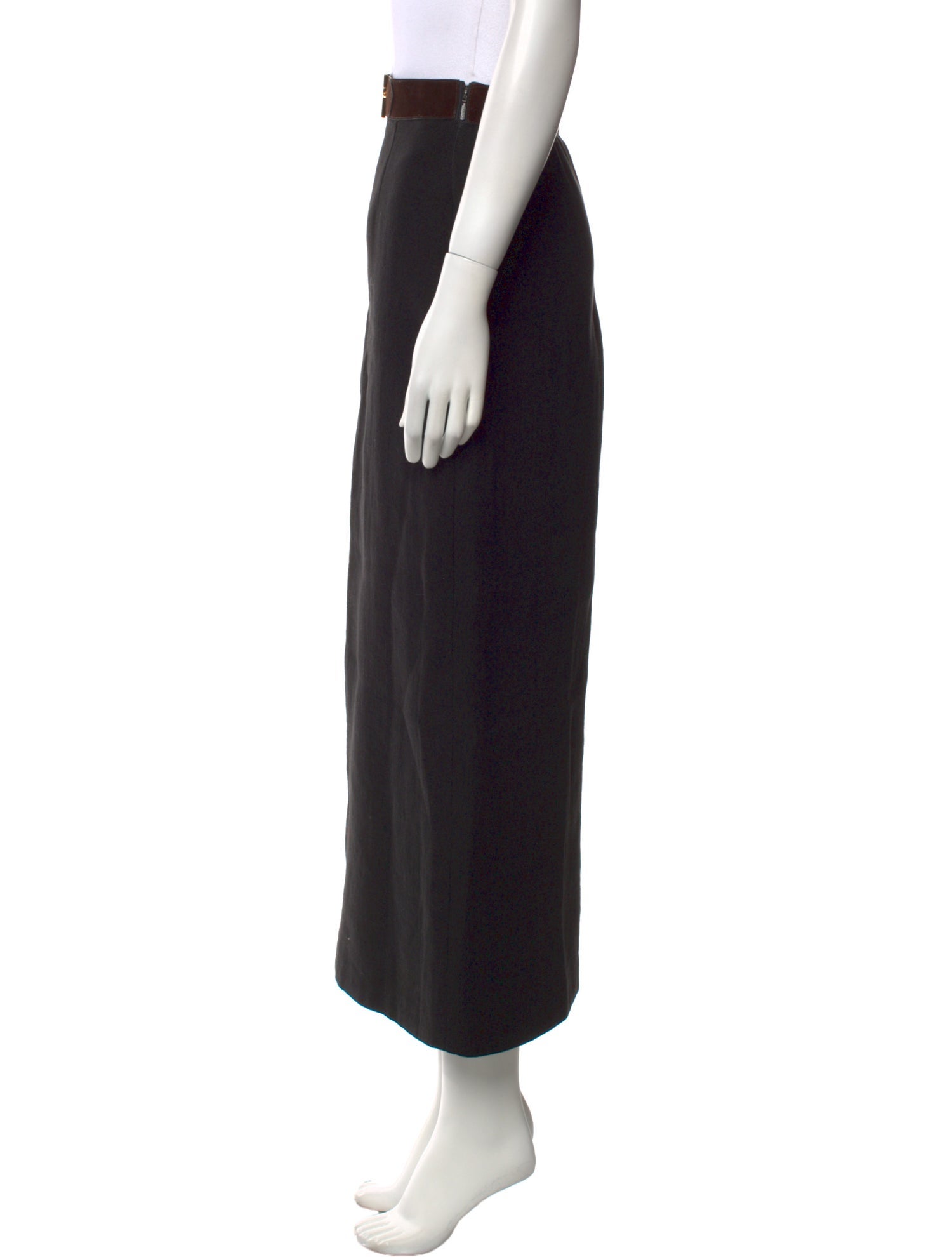 Gucci Pleated Accents Midi Length Skirt