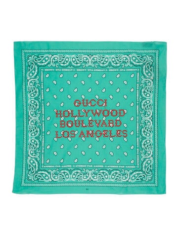 Gucci Scarves and Shawls Paisley Print Scarf