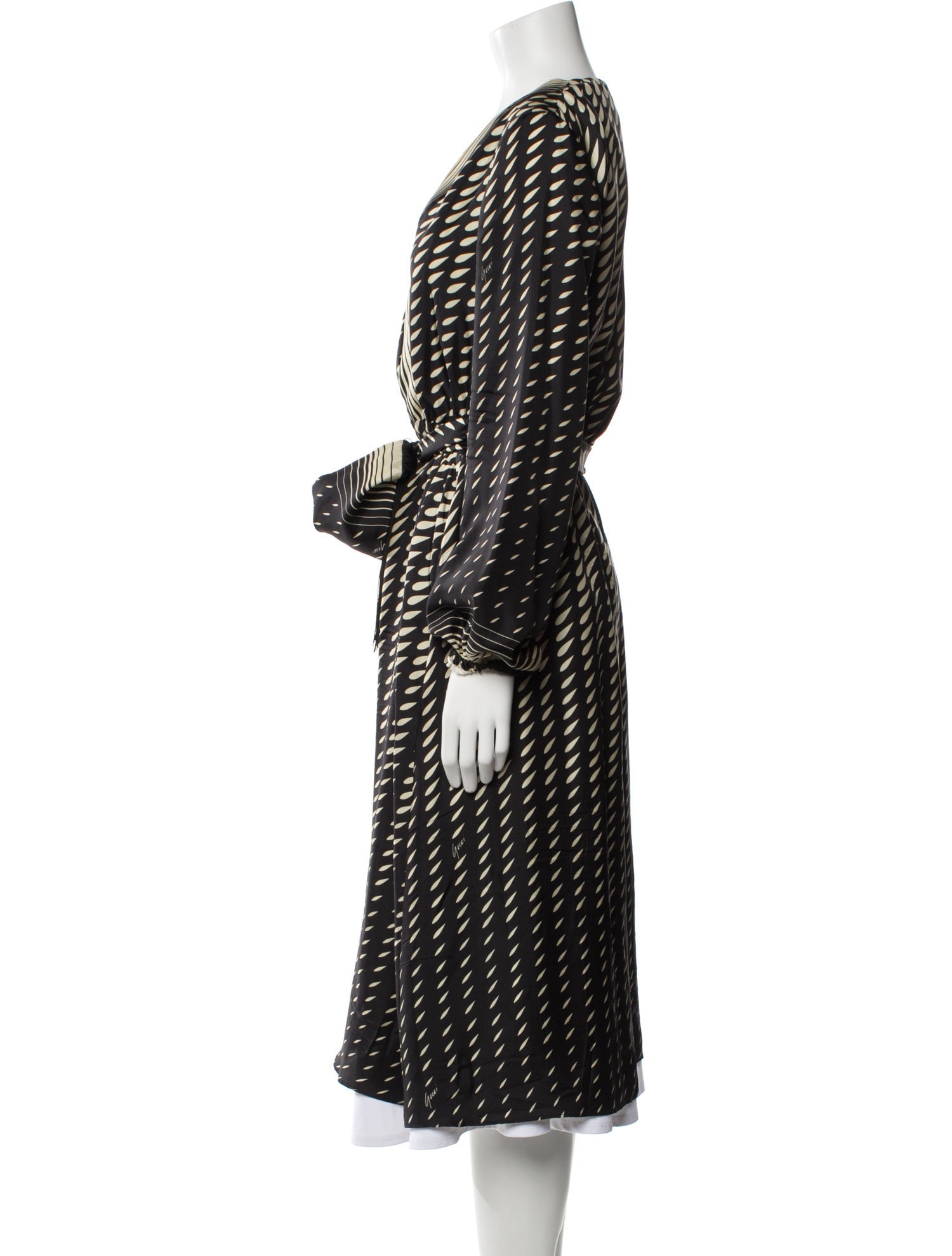 Gucci Silk Midi Length Dress