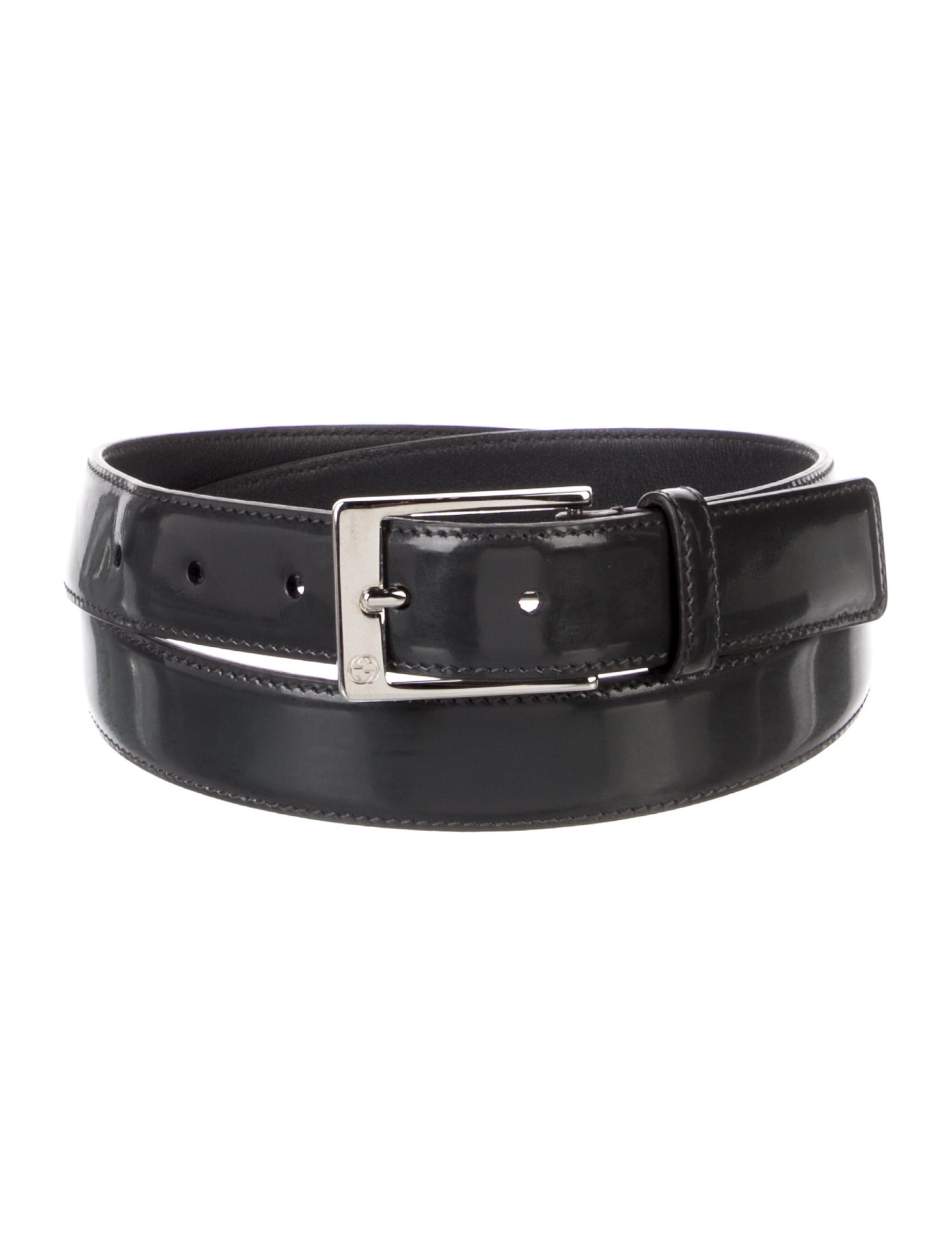 Ann Demeulemeester Leather Studded Belt - Black Belts