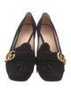 Gucci Double G Logo Suede Pumps