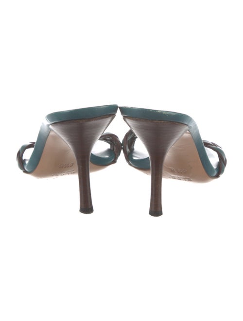 Gucci Leather Braided Accents Slides