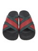 Gucci Web Accent Rubber Slides