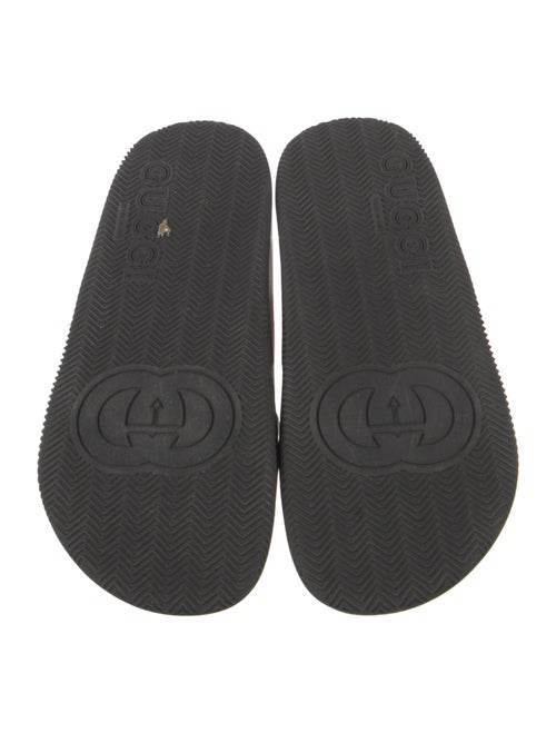 Gucci Web Accent Rubber Slides