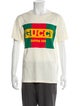 Gucci X Dapper Dan Web Accent Graphic Print T-Shirt