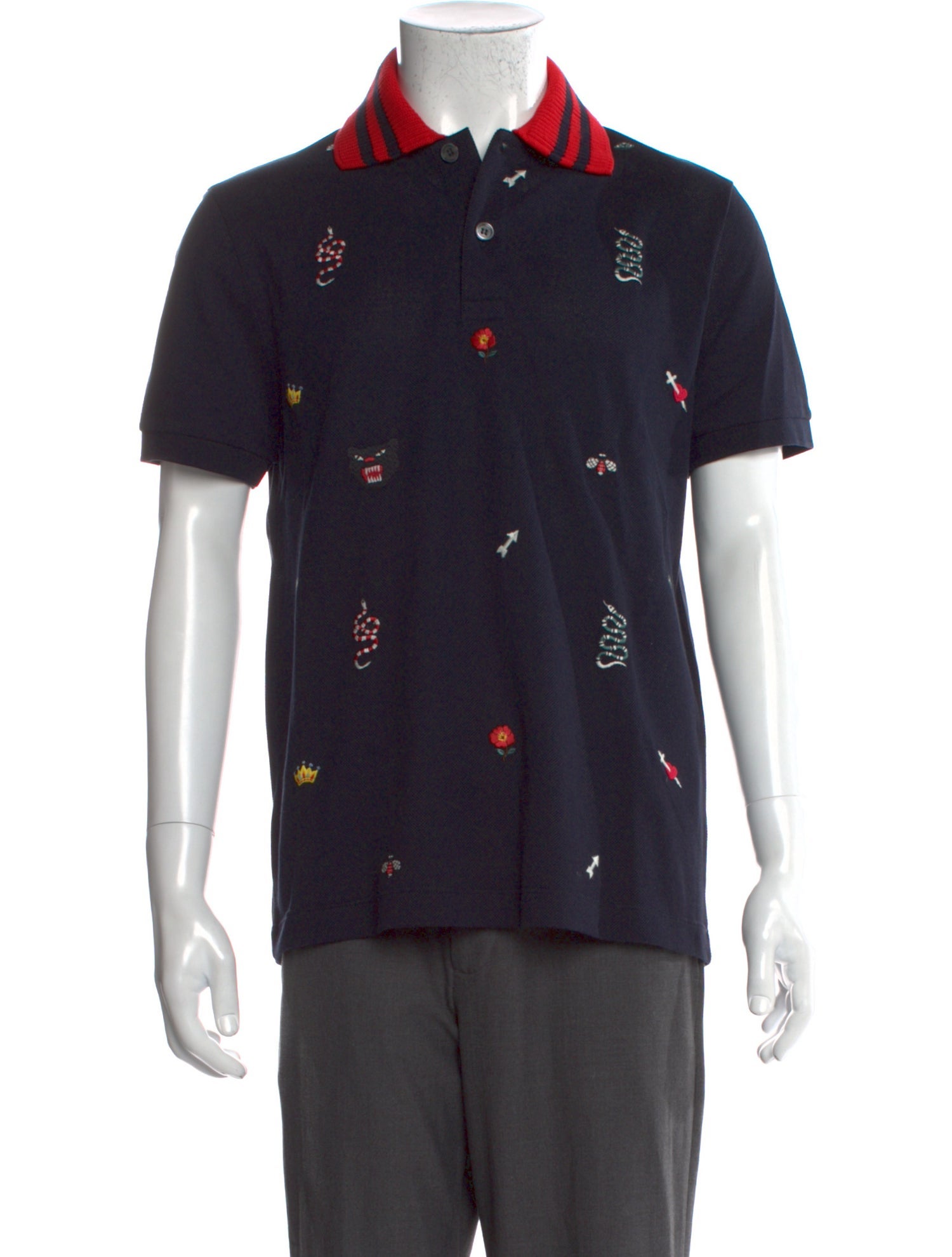 Gucci 2017 Kingsnake Polo Shirt