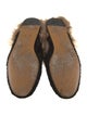 Gucci Horsebit Accent Shearling Mules