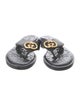 Gucci Interlocking G Logo Leather Flip Flops