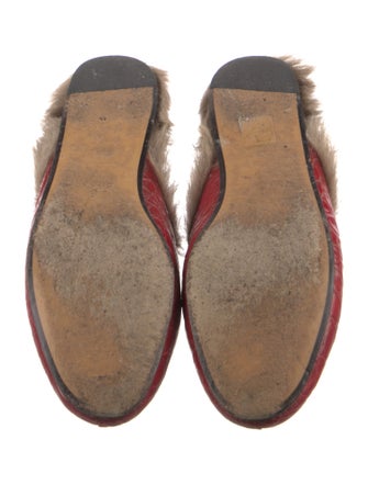 Gucci Horsebit Accent Crocodile Mules