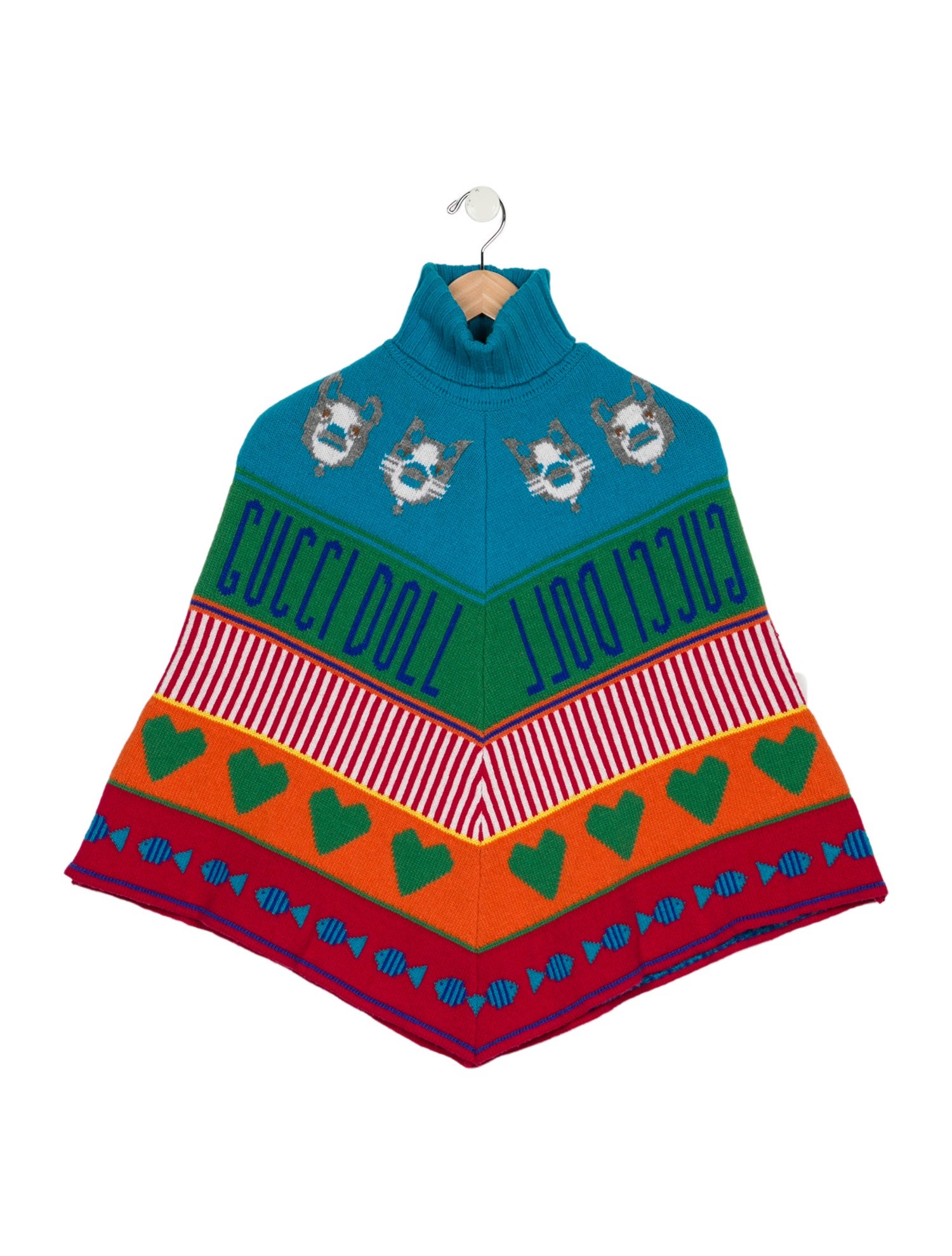 Gucci Girls' Wool Poncho