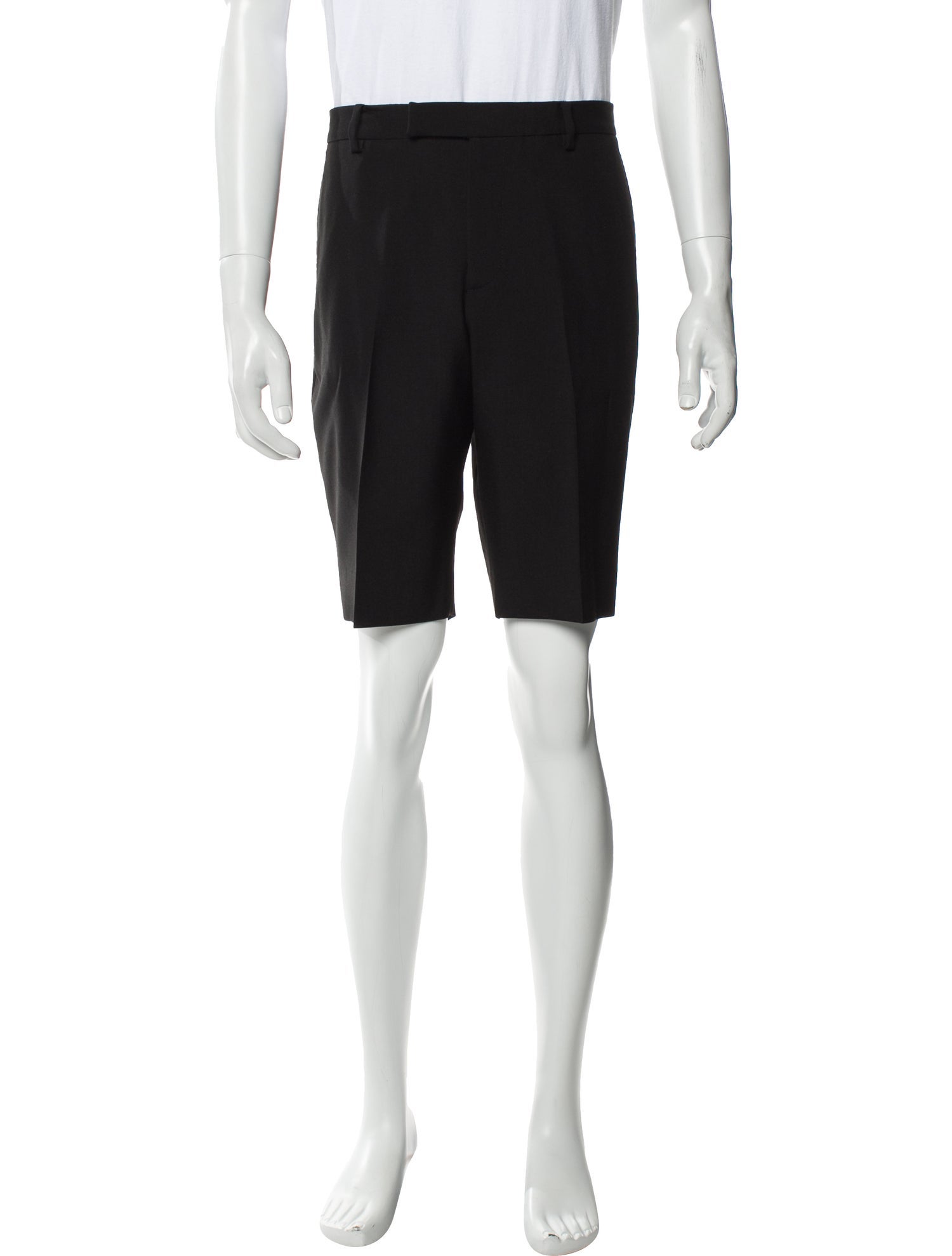Gucci Wool Flat Front Shorts