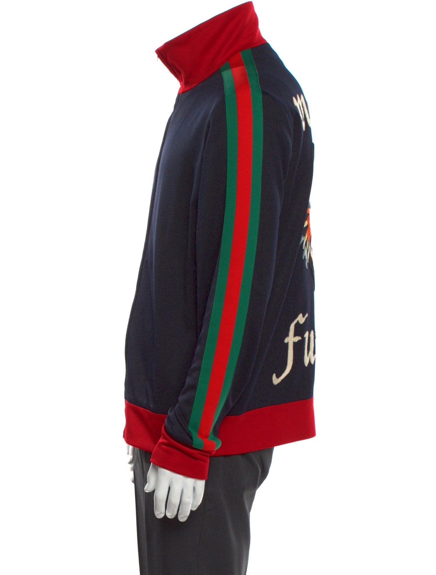 Gucci Web Accent Colorblock Pattern Sweatshirt