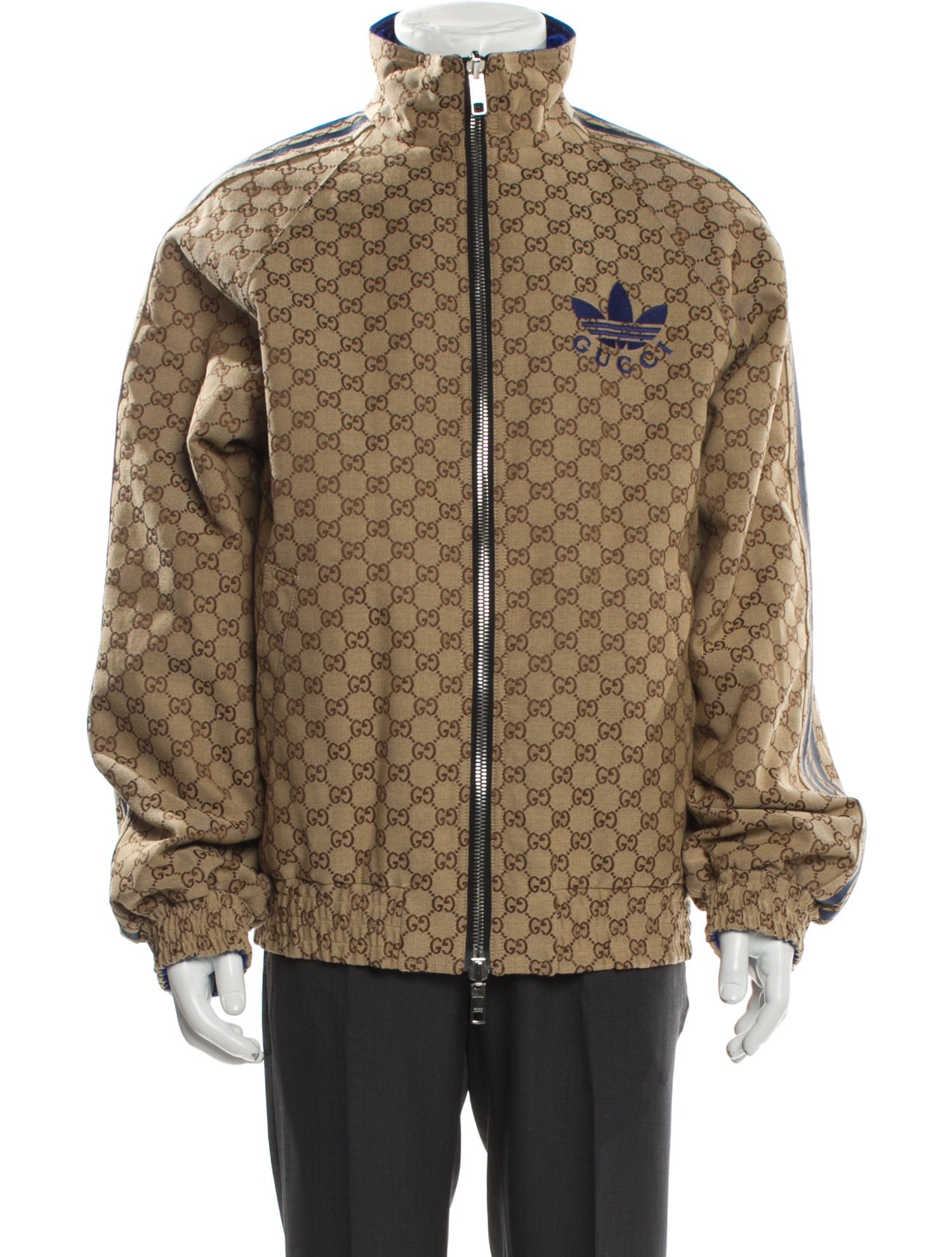 Gucci x Adidas 2023 GG Canvas Windbreaker