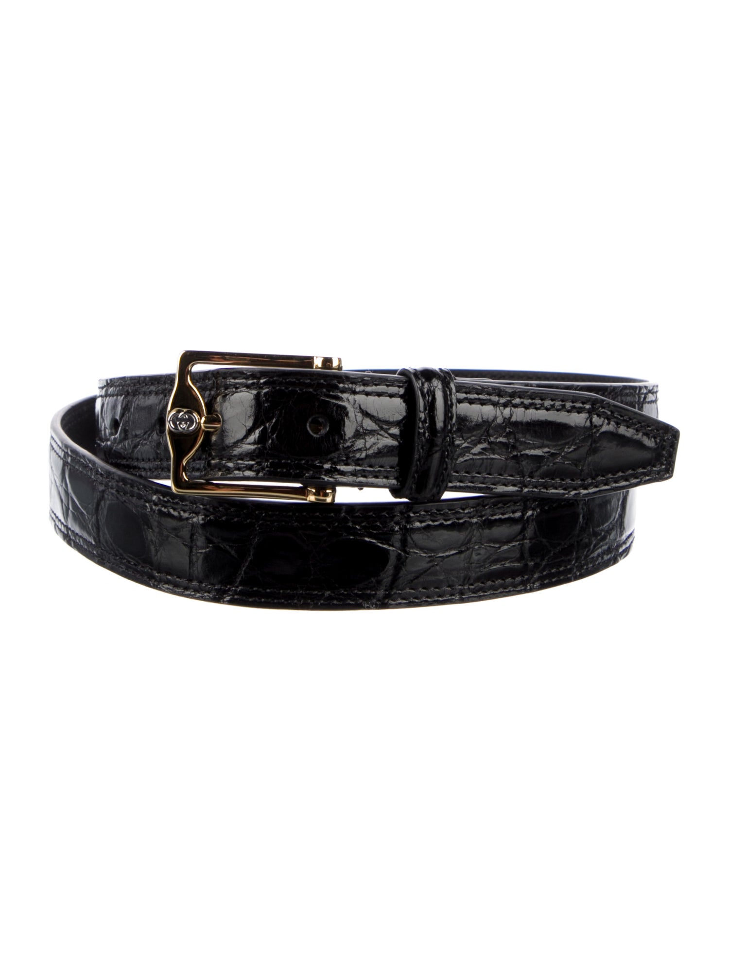 Gucci Skinny Leather Belt