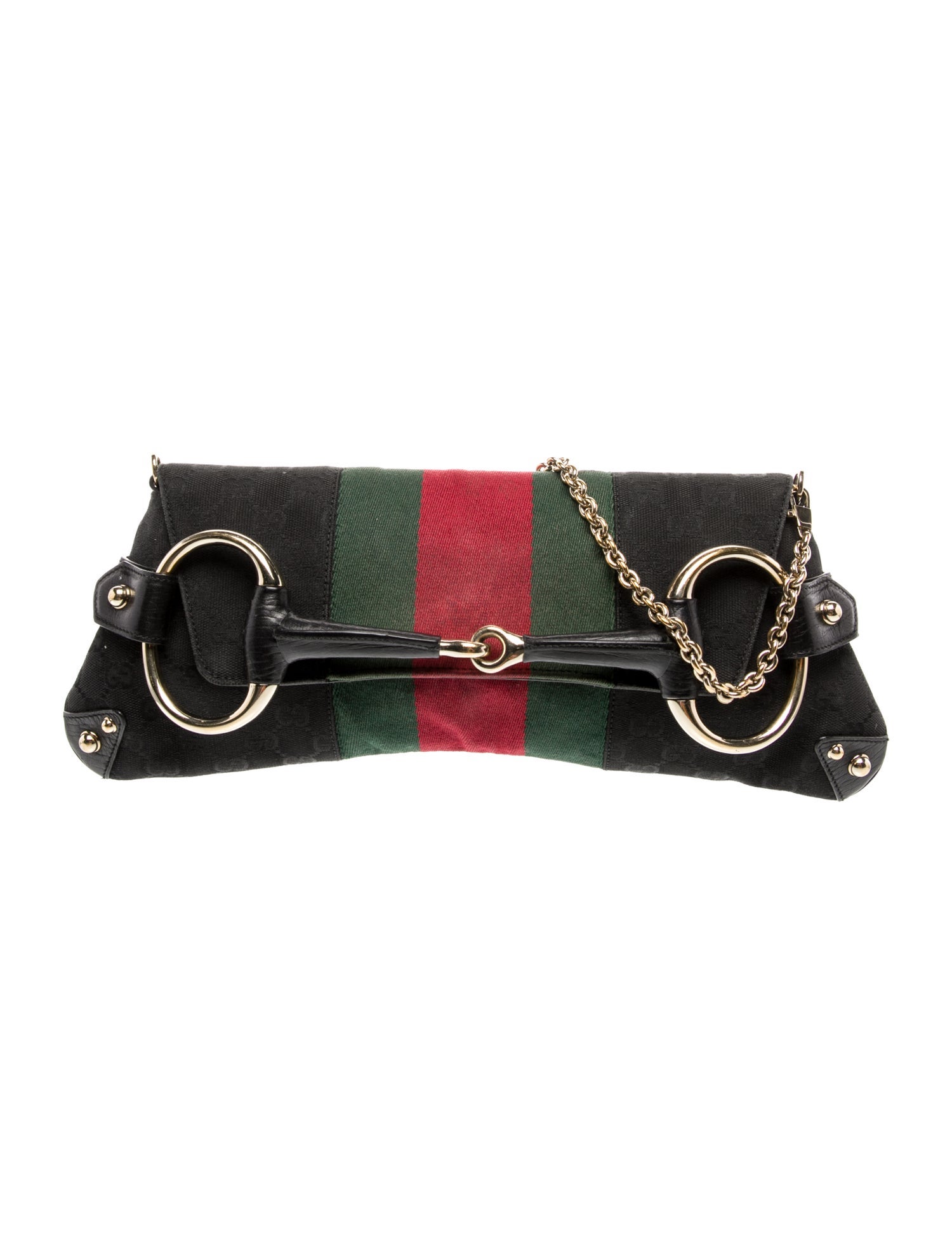 Gucci GG Canvas Horsebit Chain Vintage