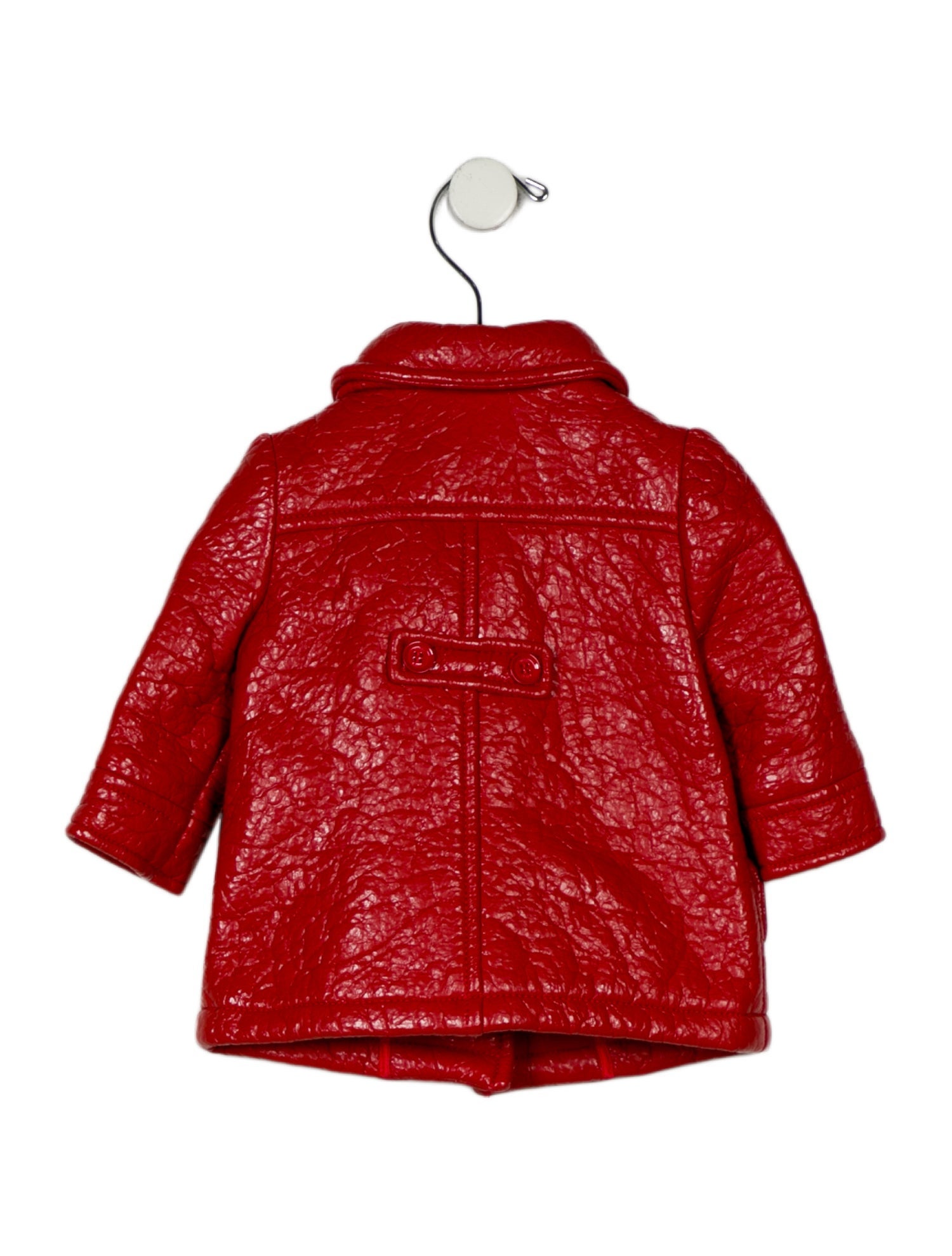 Gucci Infant Girls' Solid Faux Leather Jacket