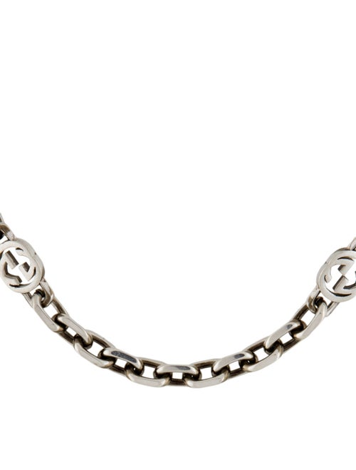 Gucci Interlocking Chain GG Necklace