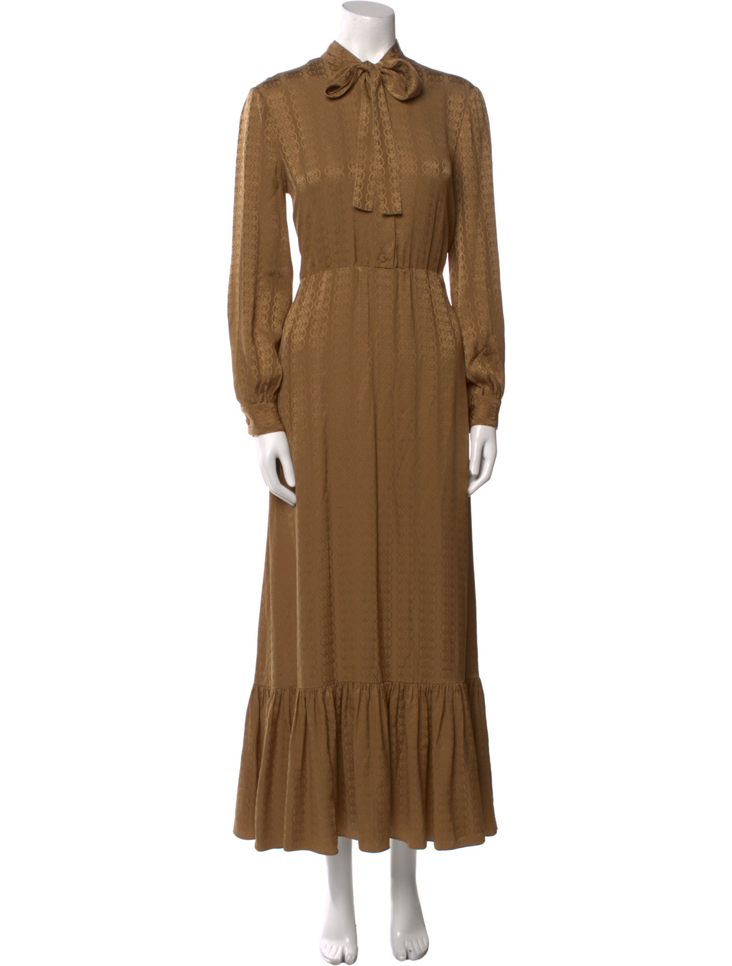 ワンピース GUCCI LONG DRESS (804827ZAF5Z 1000) Gucci Black Crepe Long Dress | italist