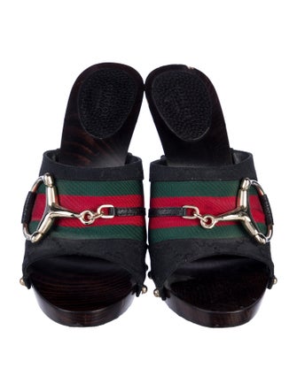 Gucci GG Canvas Canvas Slides