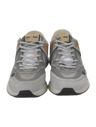 Gucci Web Accent Glitter Sneakers