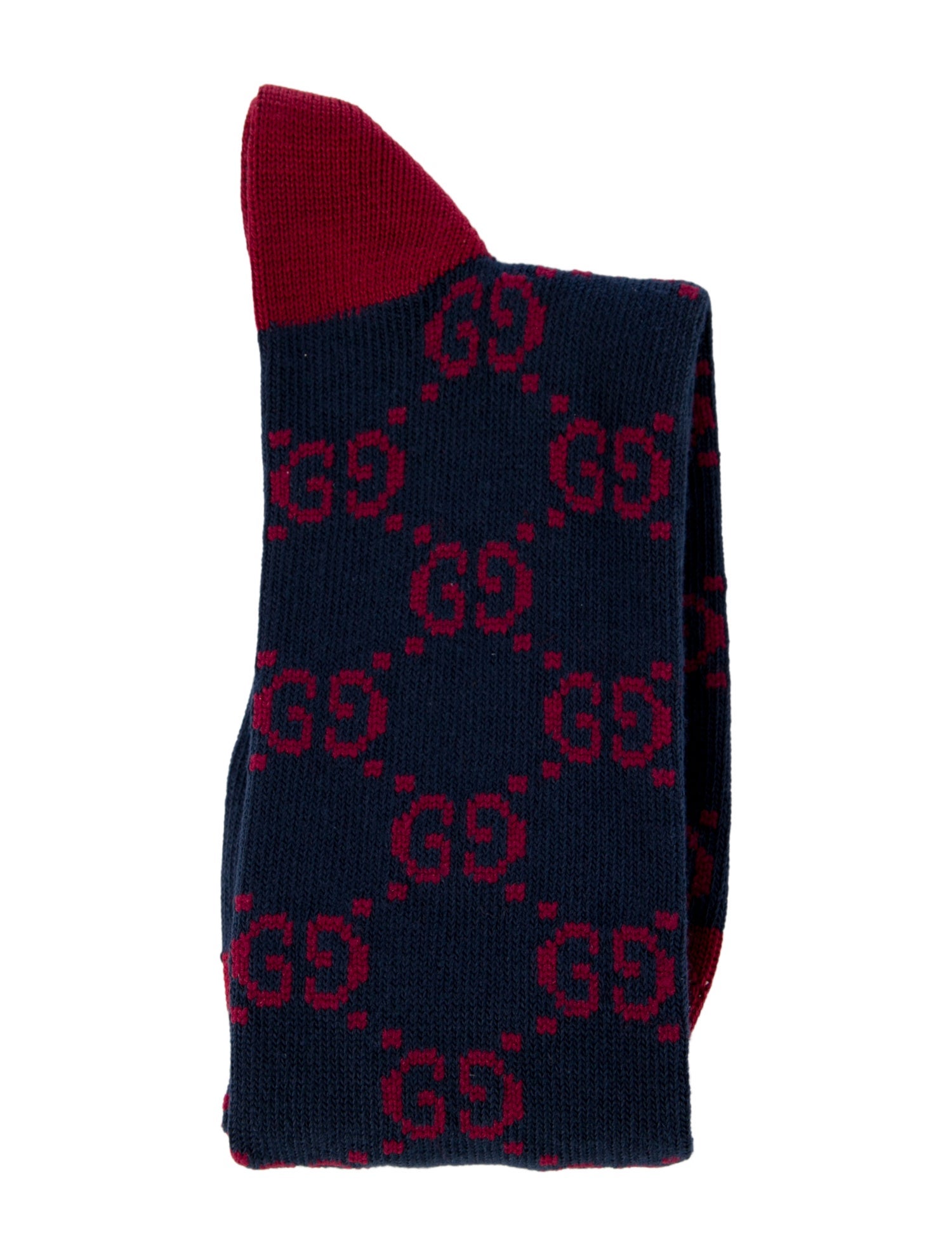 Gucci GG Logo Printed Socks w/ Tags