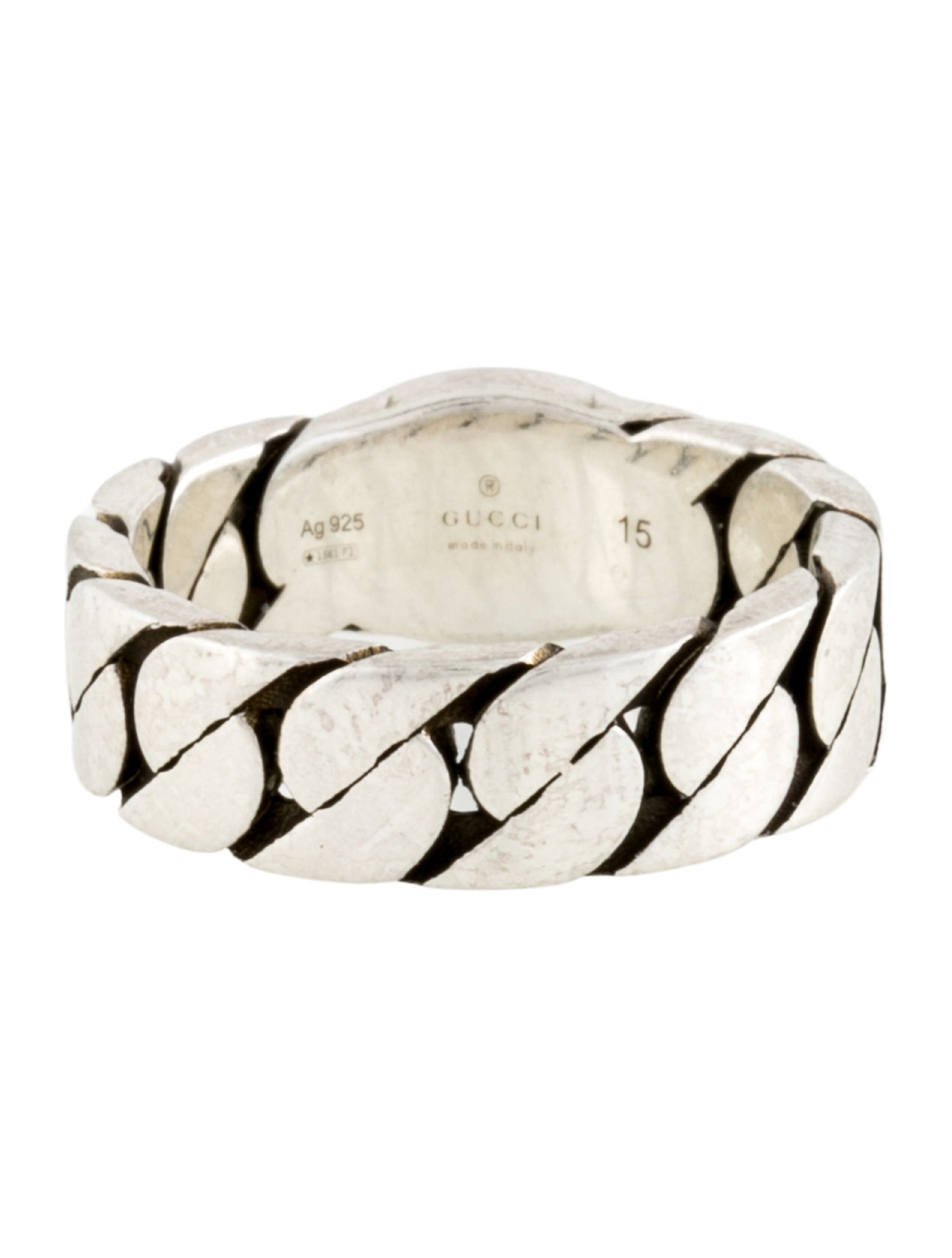 Gucci Enamel Interlocking G Ring