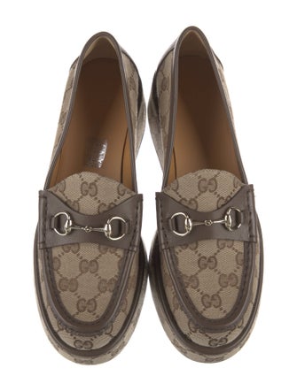 Gucci GG Canvas Canvas Loafers